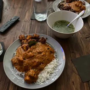 Trying a bunch of things: Tikka Masala, Gully, &amp; Cilantro Lemon Soup