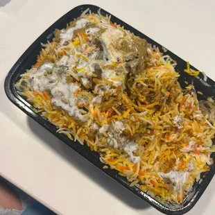 Goat biryani