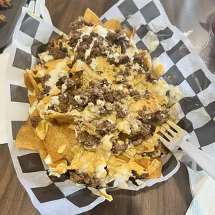 Meaty Nachos