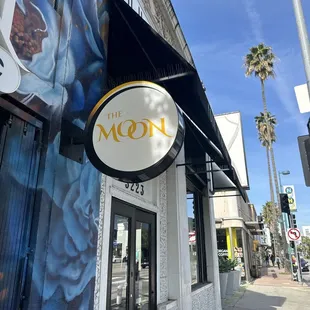 the front of the restaurant