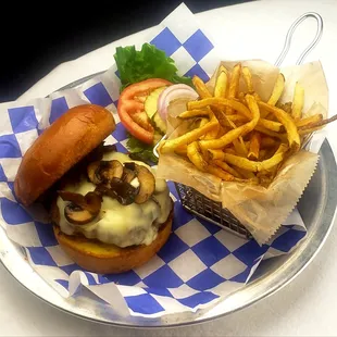 Mushroom Swiss Burer