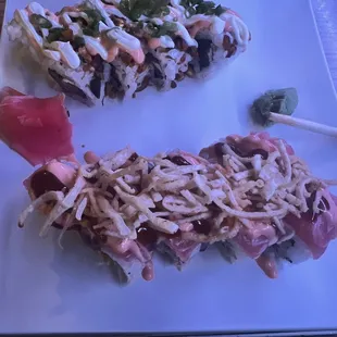 Ahi Shake and Tokyo with crunchies