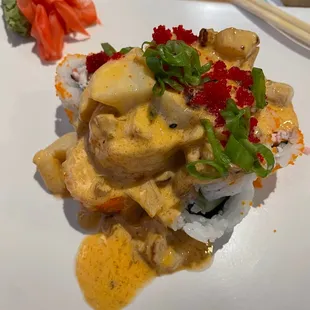 Volcano roll