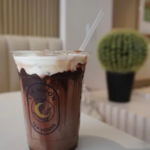 This was my Belgium mocha. Yummm!