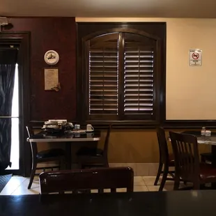 the interior of a restaurant