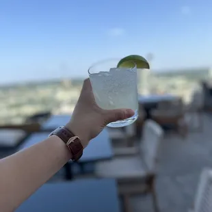 Rooftop margaritas hit different