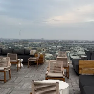 Hanging out on the outside viewing deck/patio