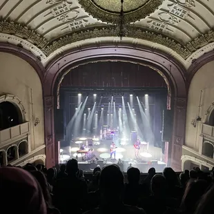 the stage and the audience