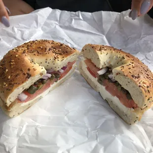 Bagel with Lox