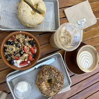 Fruit Salad / Oatmeal / Yogurt & Granola Parfait