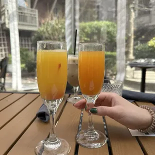 mimosa and bellini