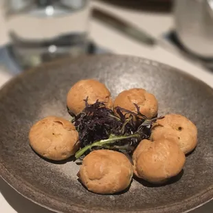 Mushroom Profiteroles
