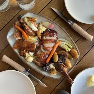 Smoked duck
