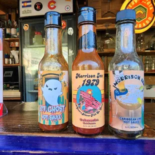 Ask for their hot sauces.  Ghost is no joke!