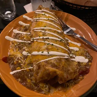 a plate of enchiladas