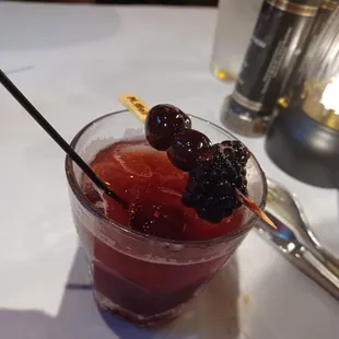 Blackberry old fashioned