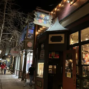 Storefront sign. Ok, it snowed a lot the next day.