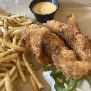 Salmon Fish and Chips
