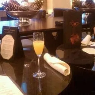 mimosas at motor bar.