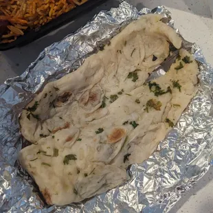Garlic naan