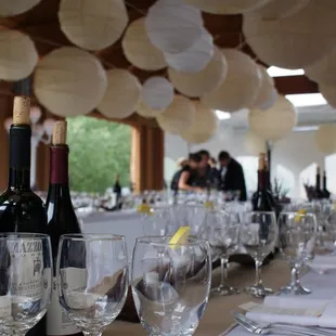 Table &amp; Pavilion set up