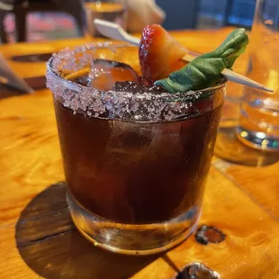 Mezcal cocktail