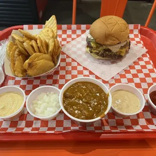 Double Smash Cheeseburger