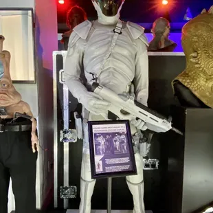 01.14.23 Hunger Games Mockingjay, Pt 2 Peacekeeper Costume Display