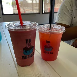 A strawberry smoothie and a Porter's Love potion.