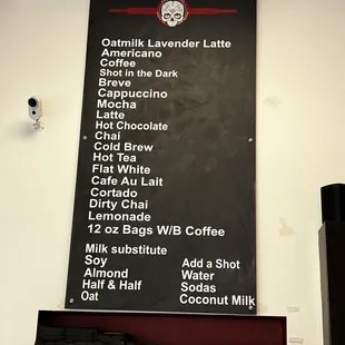 Very robust coffee and drinks.