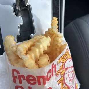 The current version of their French fries; I recommend skipping these