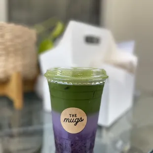 Blueberry Macha(ice)