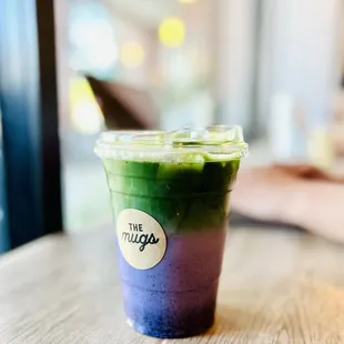 Blueberry Macha(ice)