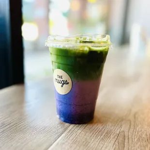 Blueberry Macha(ice)