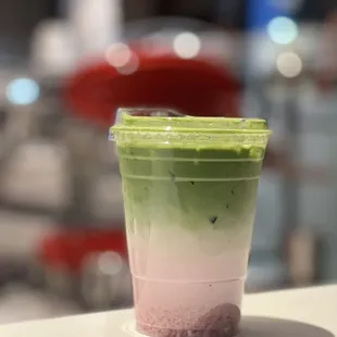 Strawberry Matcha Latte is bomb. !!! So good.