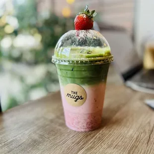 Merry Strawberry Matcha