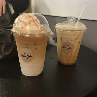 Strawberry n Cream Latte (ice)