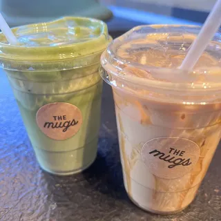 Matcha foam Latte (ice)
