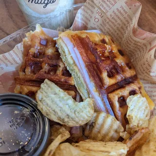 Ham & Cheese Croffle