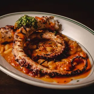 a plate of food on a table
