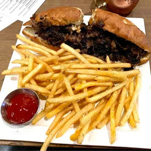 Cheesesteak. CRISP.