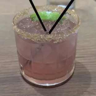 Caramel apple margarita