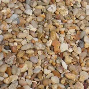 a mixture of rocks and gravel