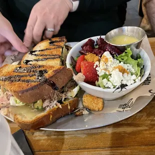 Fancy pants and beet salad