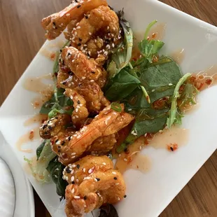 Sweet and Spicy Shrimp Lunch