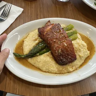 Oven Roasted Salmon Lunch