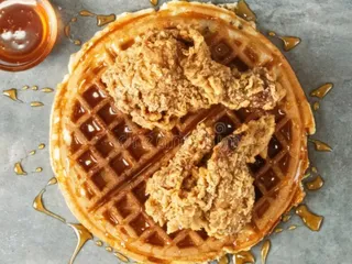 Rascal blues chicken and waffles