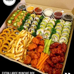 Extra large munchie box