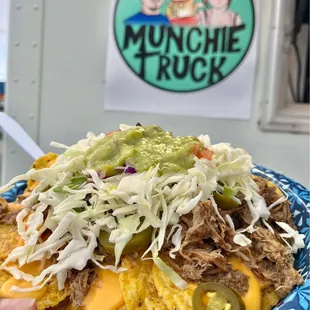 Pulled Pork nachos $11