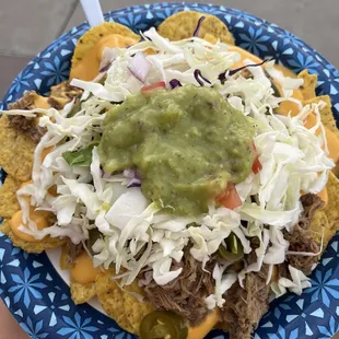 Pork nachos $11